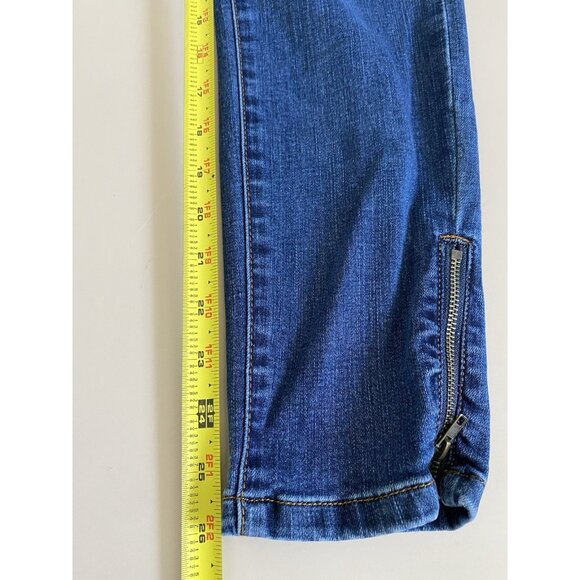 Hammer Jeans Juniors Size 9 Ankle Zip Skinny Jeans Medium Wash Stretchy Mid Rise - Picture 9 of 10